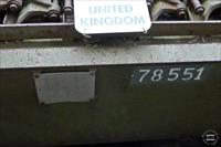 Close-up of registration number