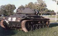 How the Chaffee looked when it arrived at the Museum