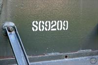 Close-up of serial number